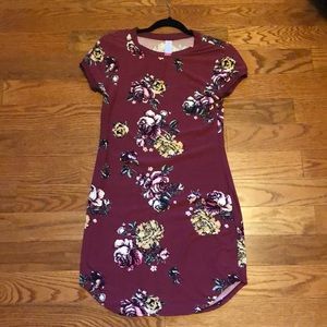 Short-Sleeve Bodycon Mini Dress